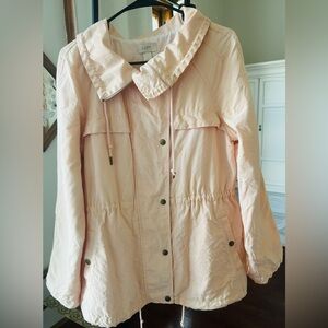 LOFT Light Salmon Pink Utility Jacket